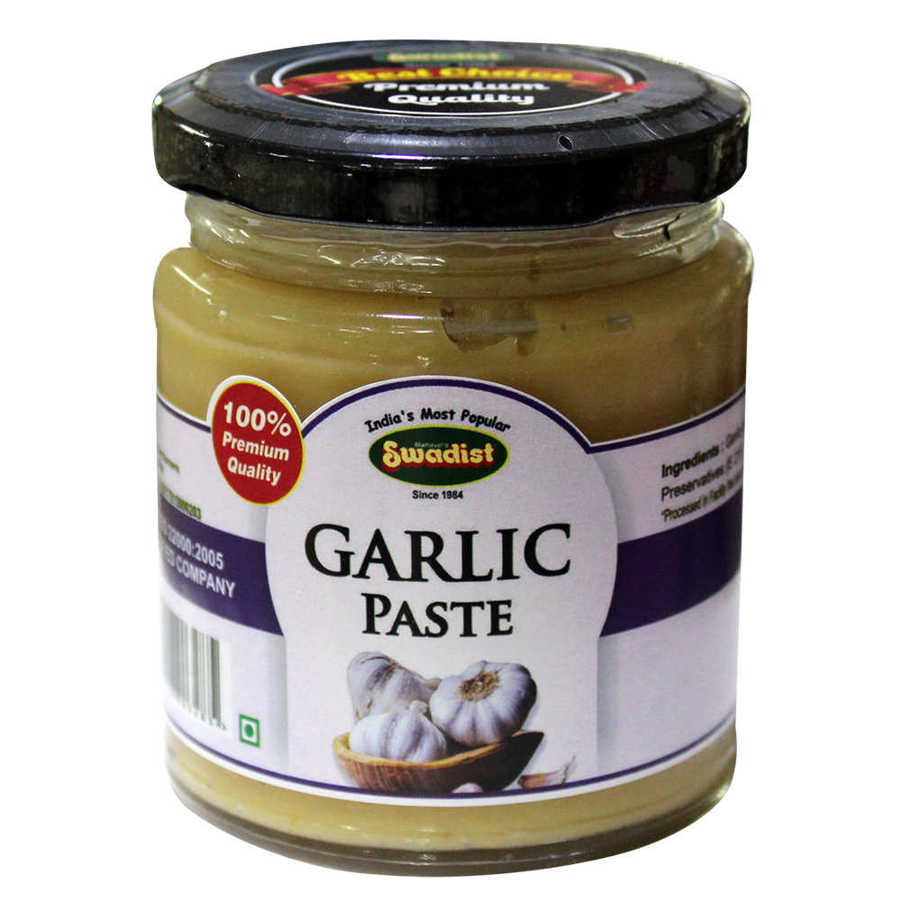 Garlic Paste Glass Round Bottle 700 GM